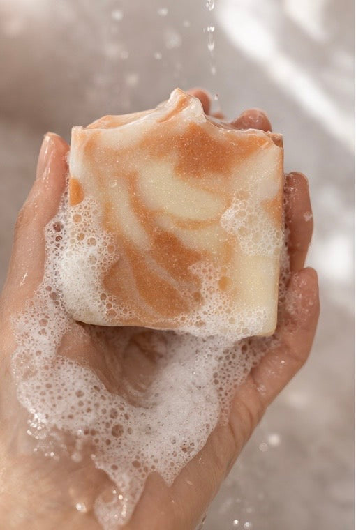 Tallow Soap - Rose Geranium Clay
