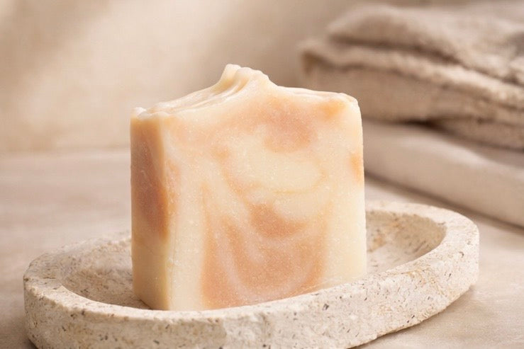 Tallow Soap - Rose Geranium Clay