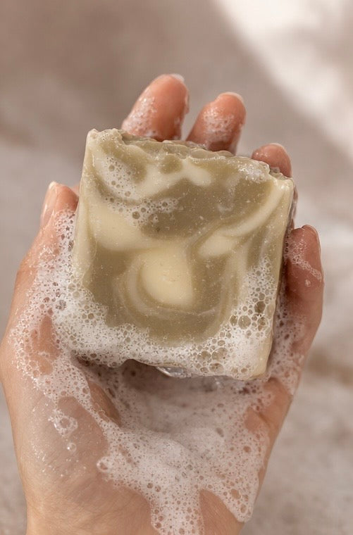 Tallow Soap - Lavender Green Clay