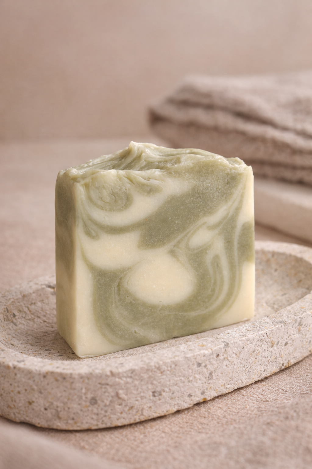 Tallow Soap - Lavender Green Clay