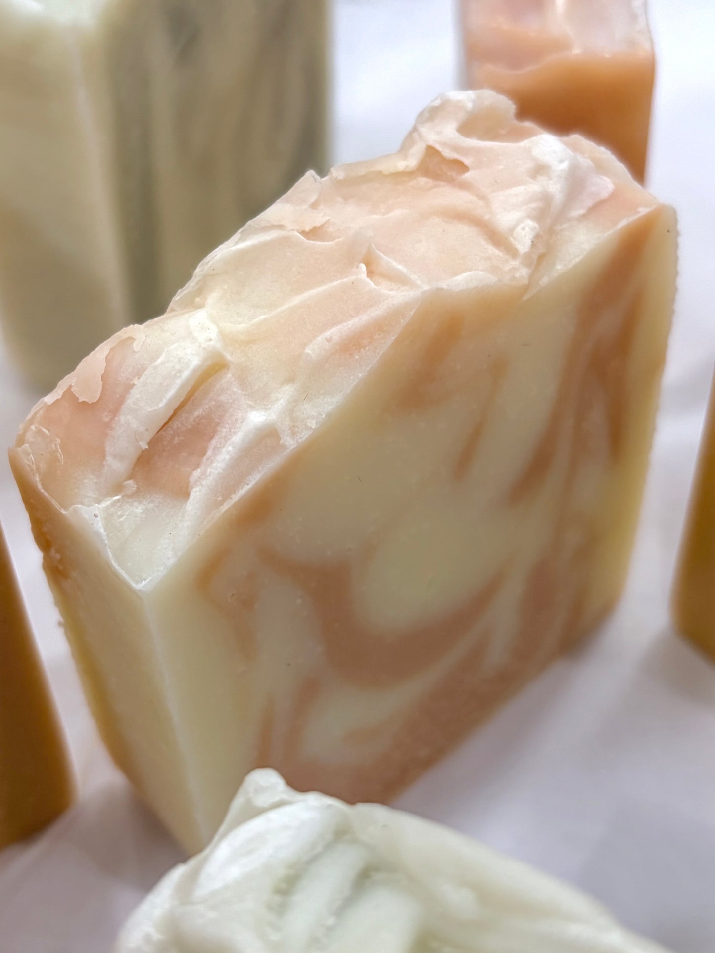Tallow Soap - Rose Geranium Clay